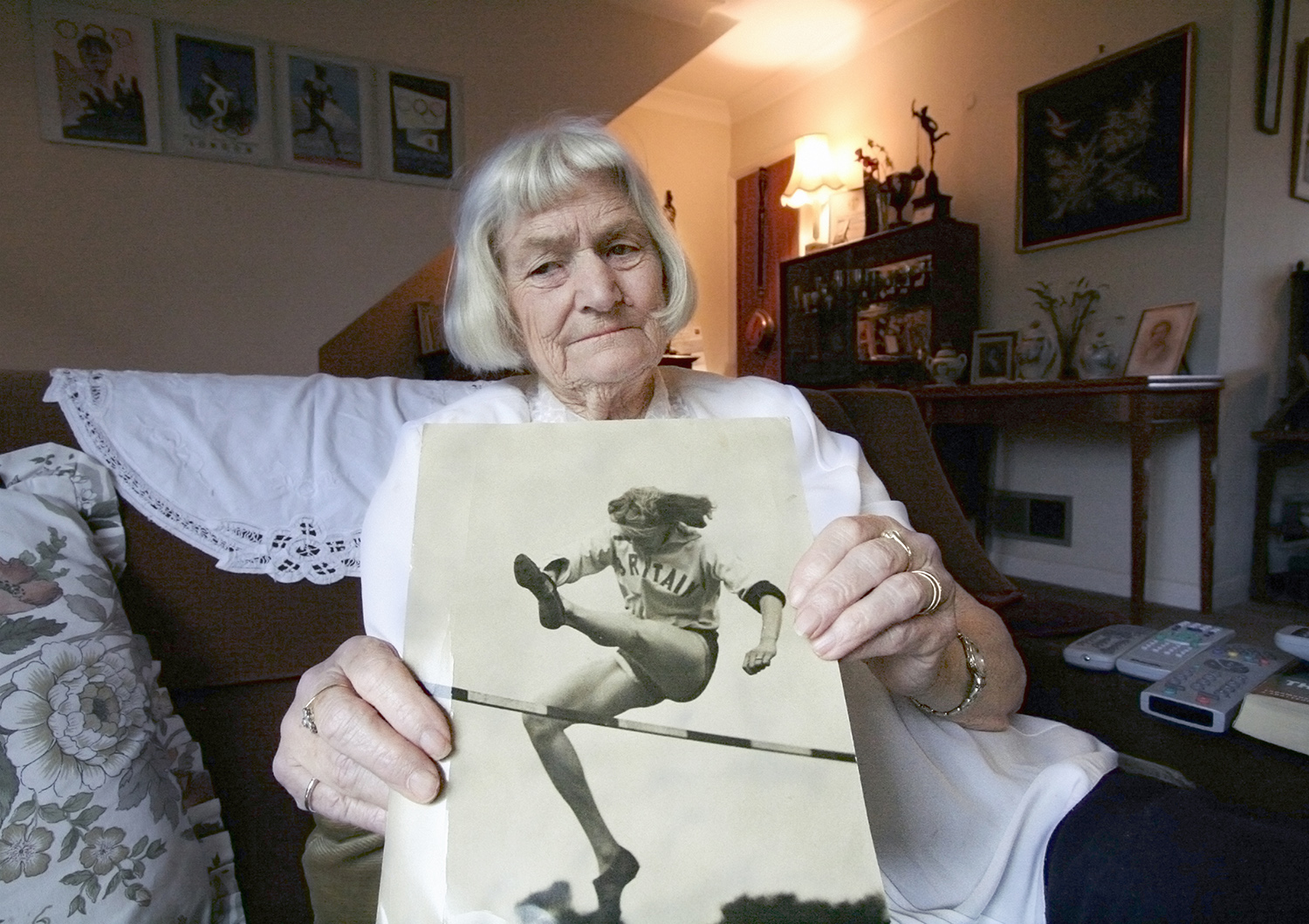 Edwin Bowey (b. 1924), London, 2011, Freestyle Wrestler.Katherine Green(web-res)